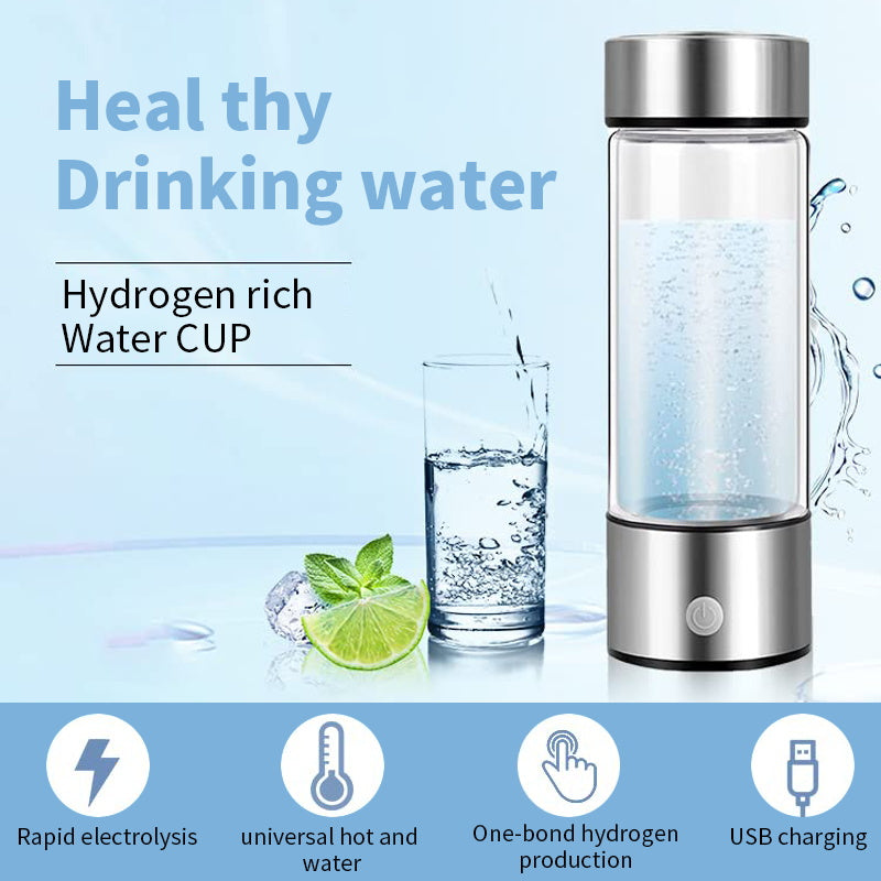 Bouteille d'eau à hydrogène